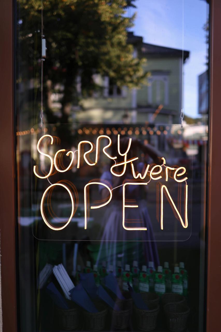 Speakeasy Entrance neon sign