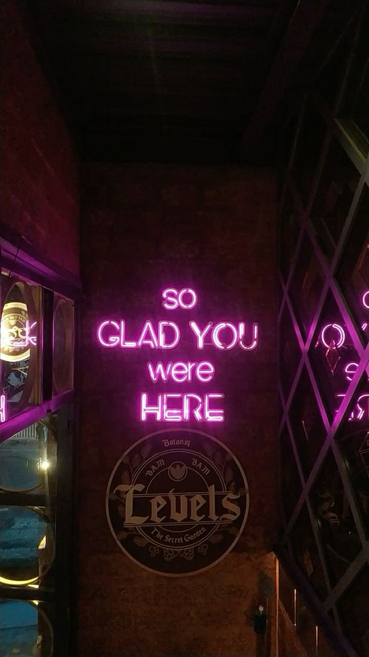 Bar neon sign install 54