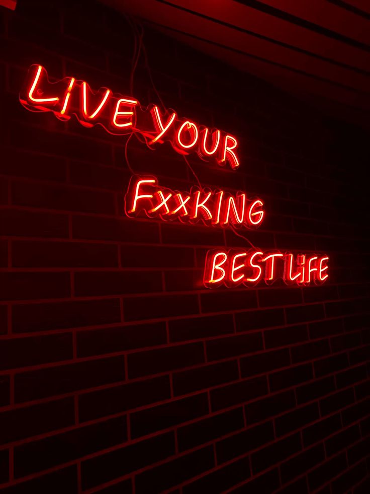 Bar neon sign install 55