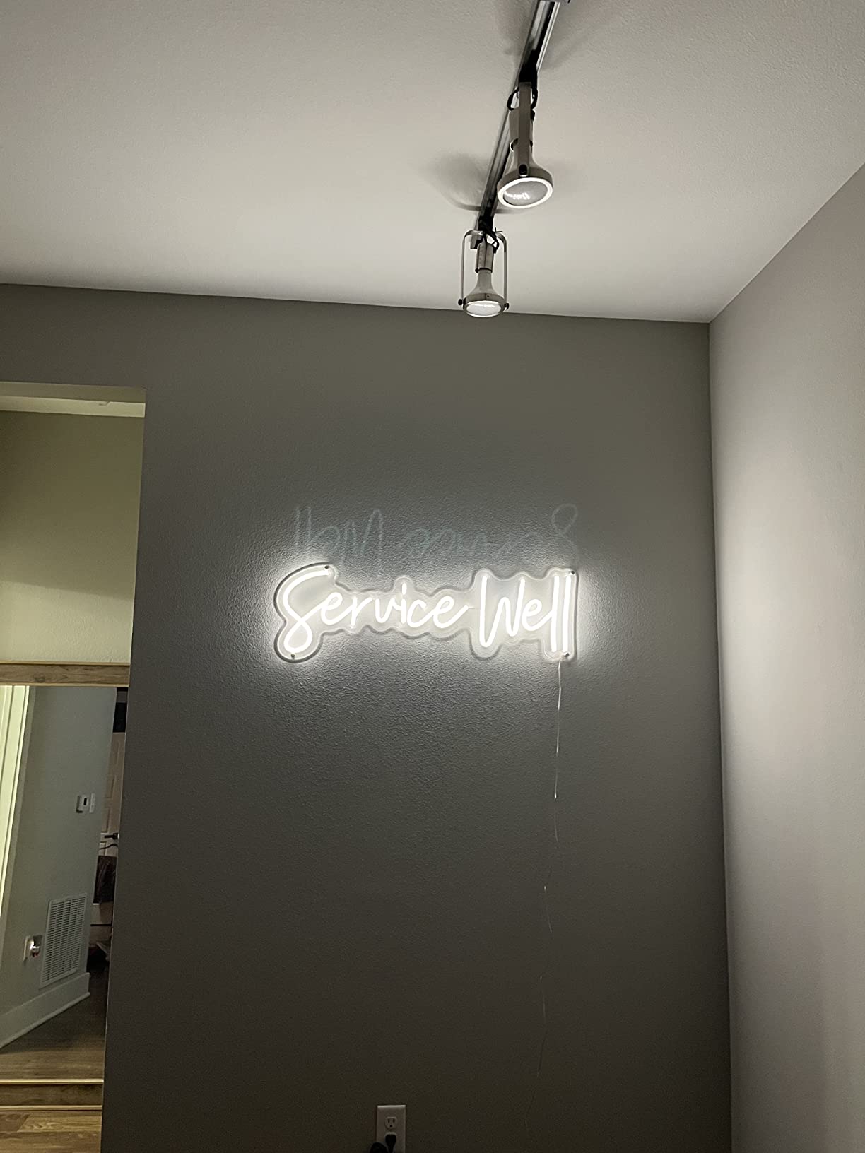 Events neon sign install 95