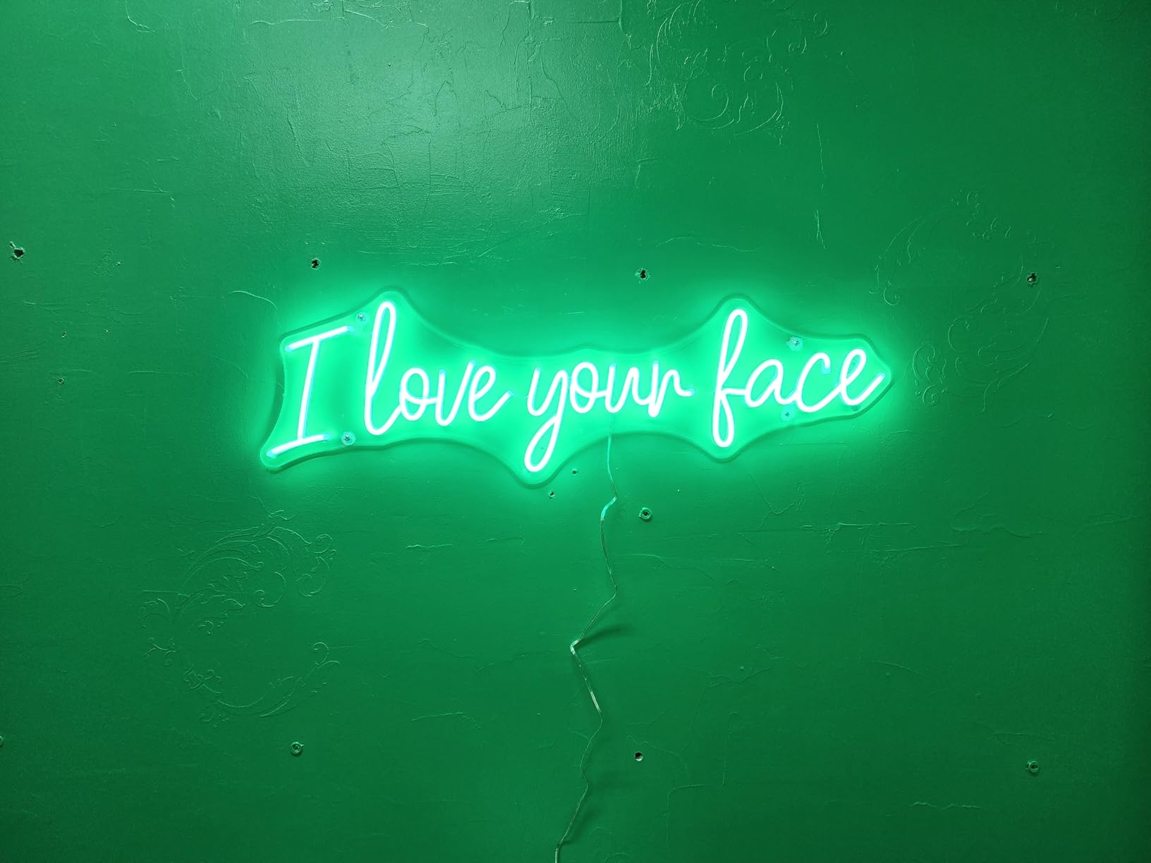 Events neon sign install 97