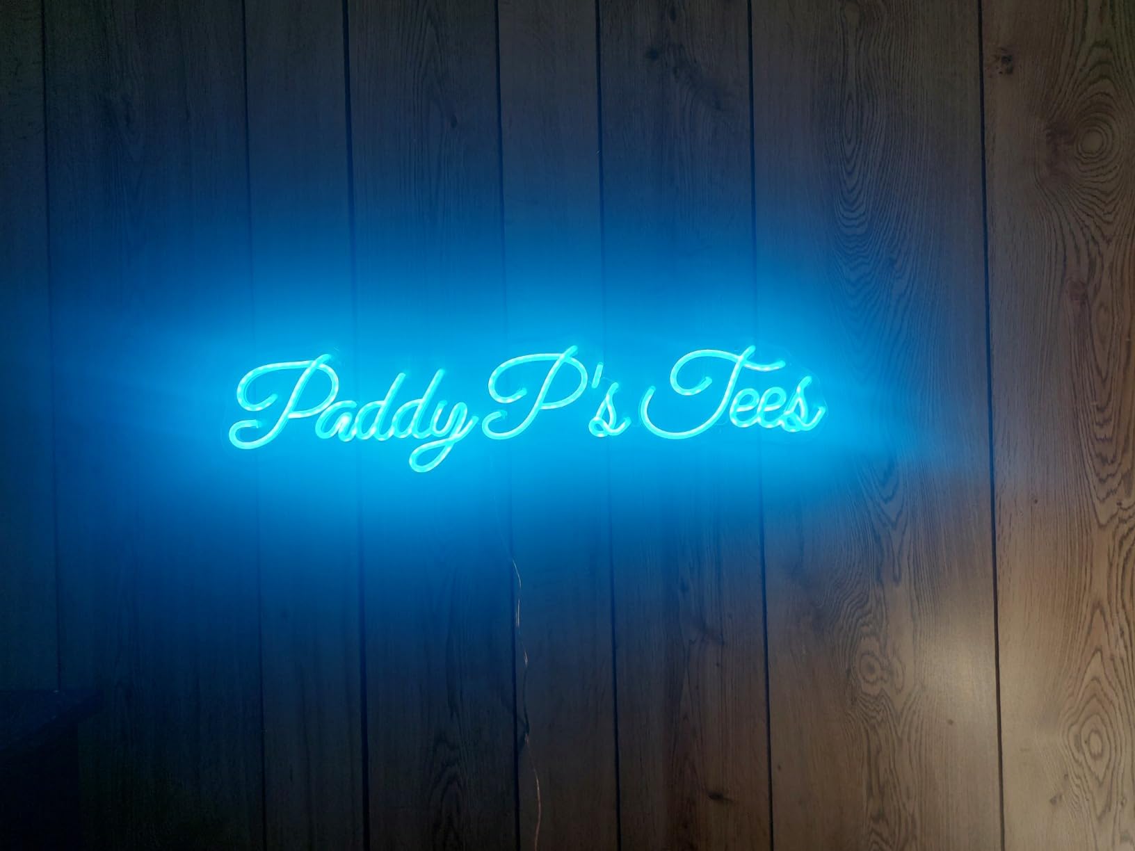 Events neon sign install 100