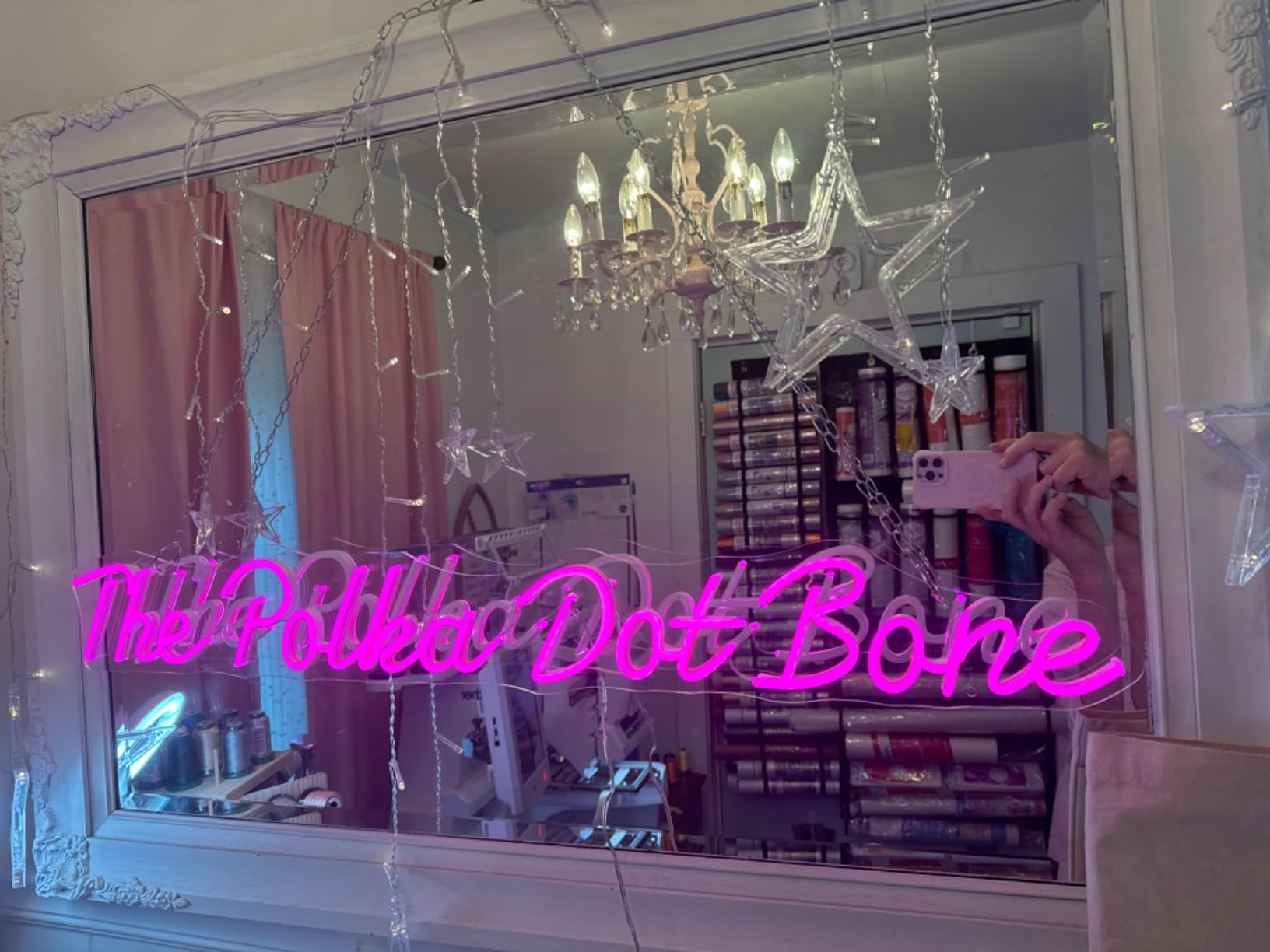 Events neon sign install 110