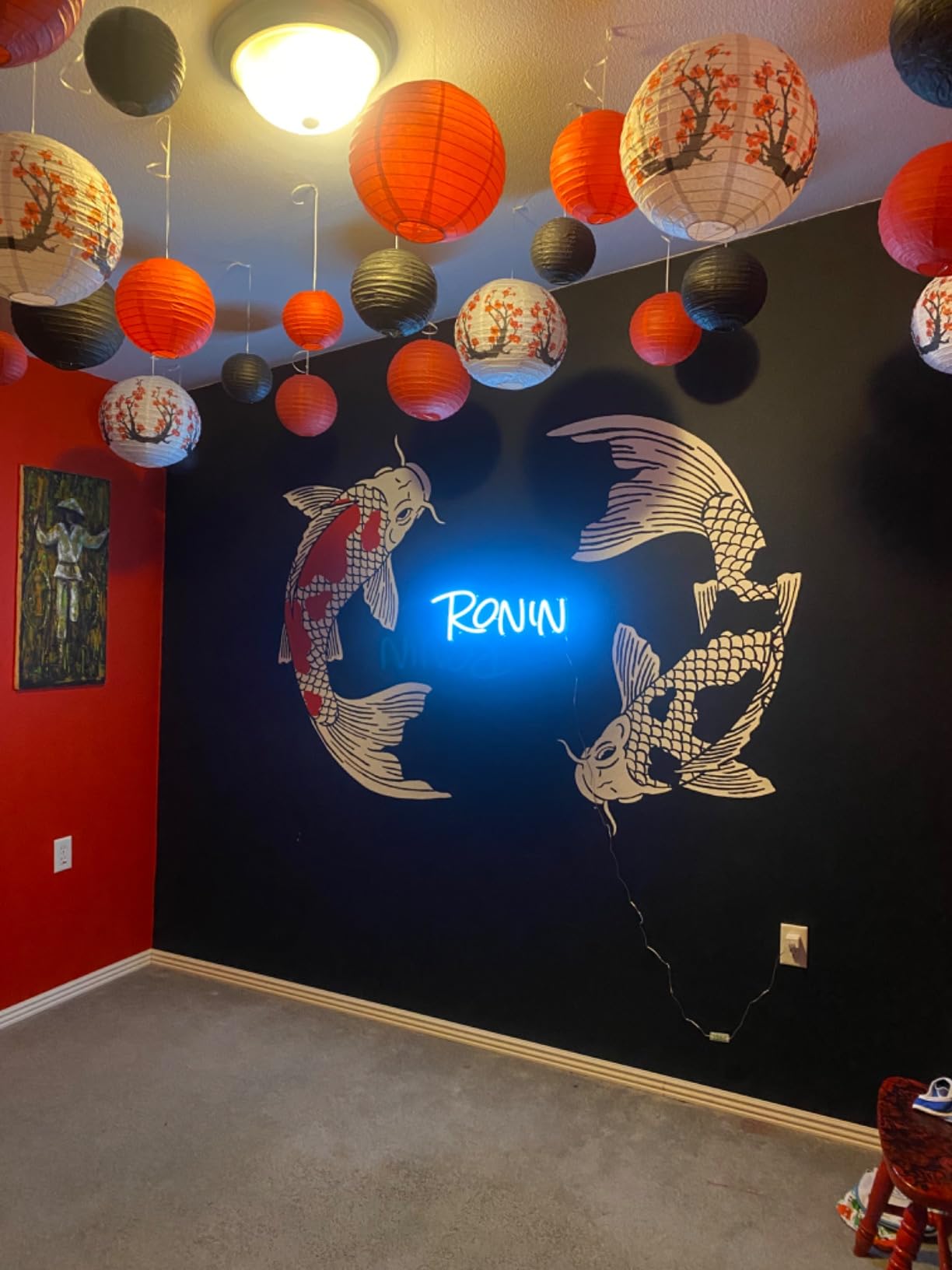 Events neon sign install 114