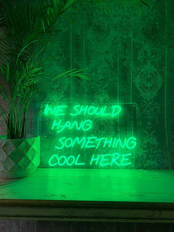 Events neon sign install 118