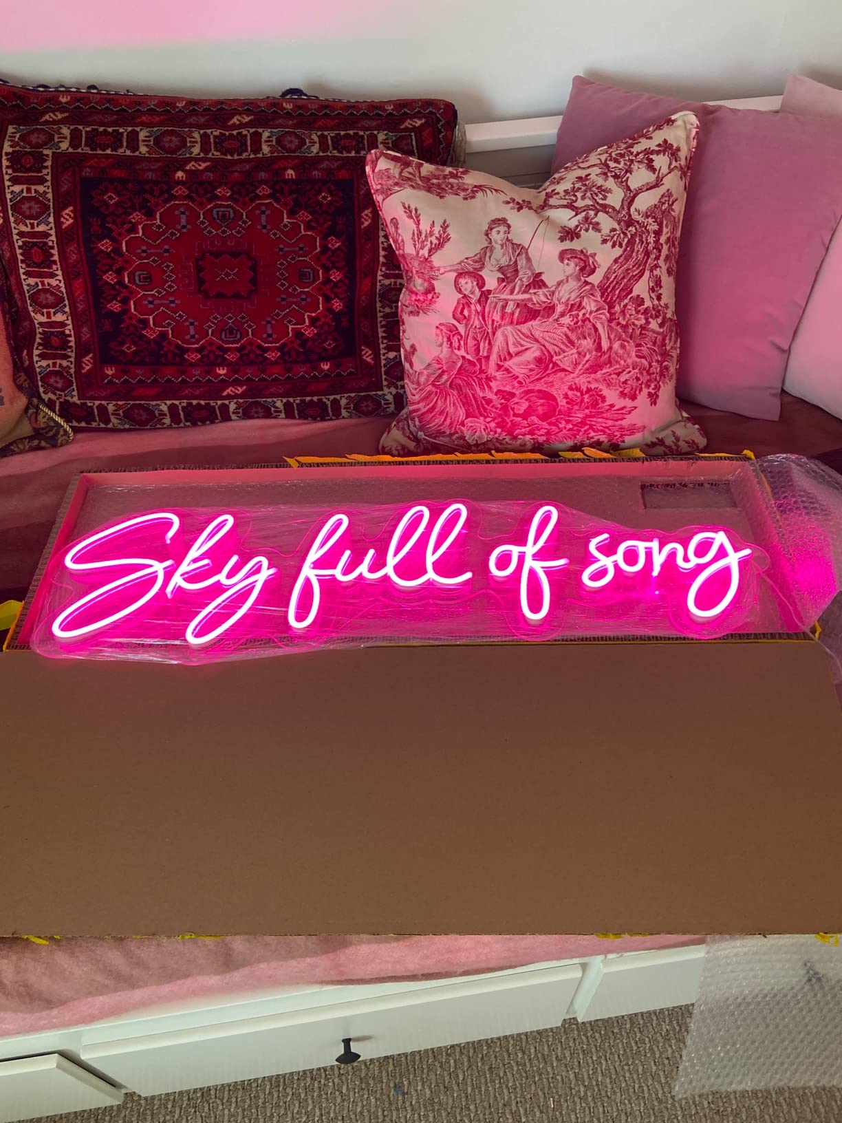 Events neon sign install 120