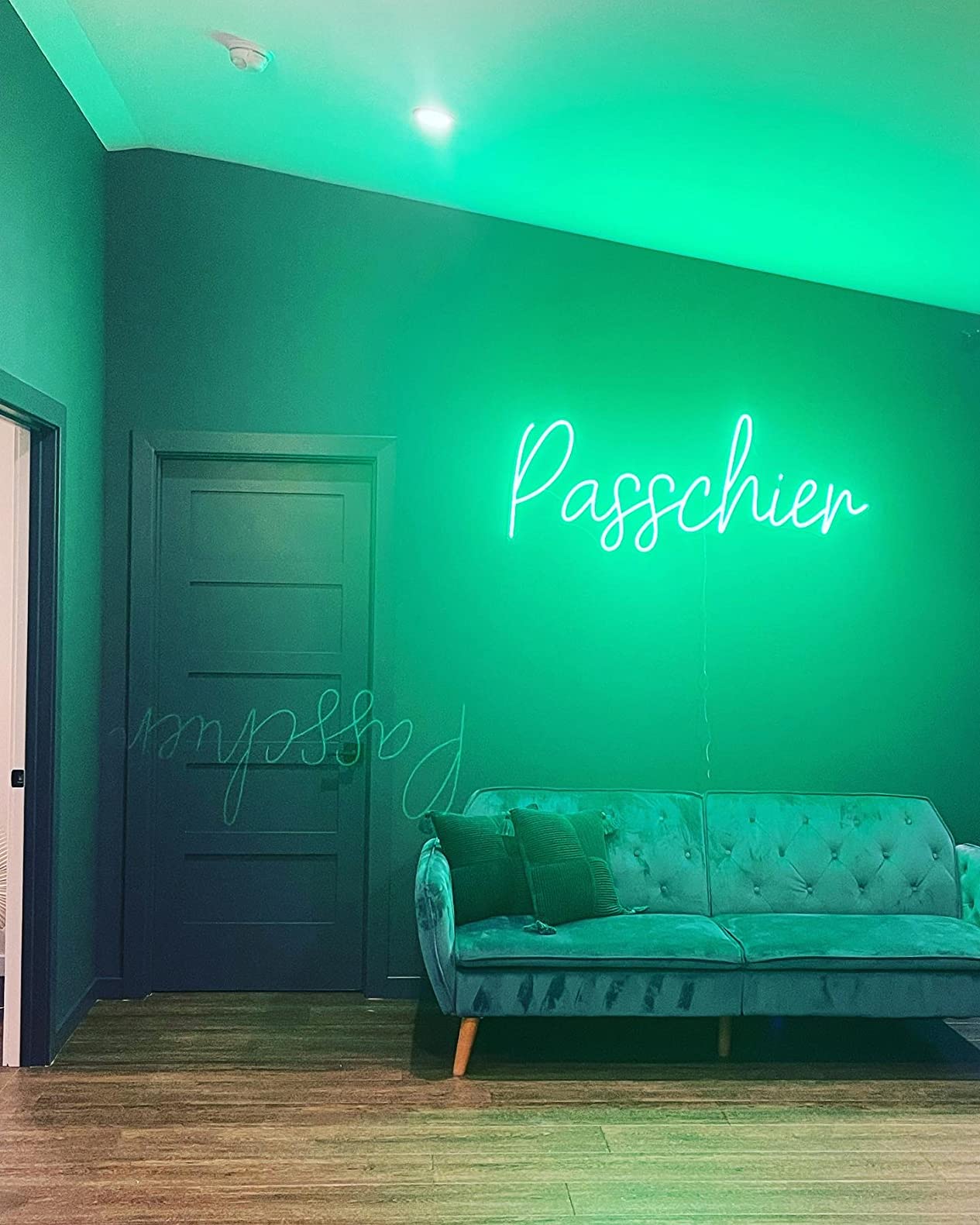 Events neon sign install 123