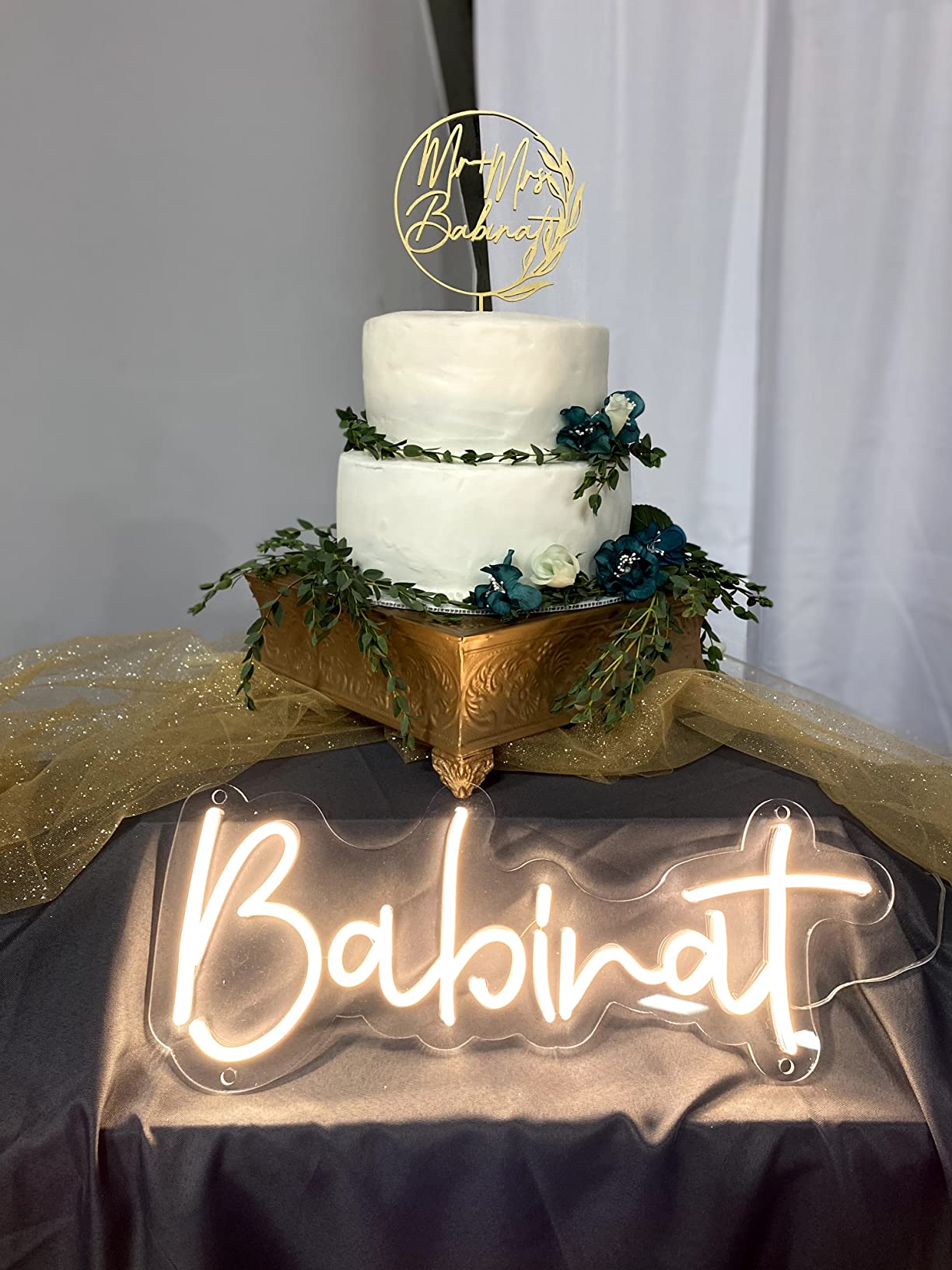 Events neon sign install 125