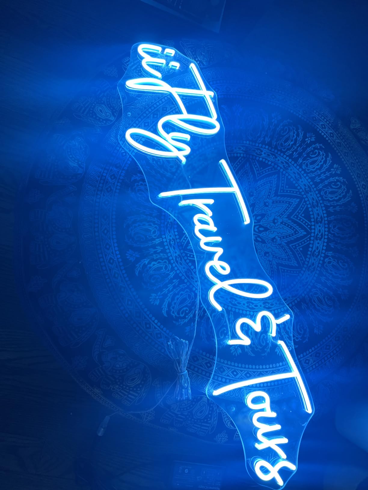 Events neon sign install 126