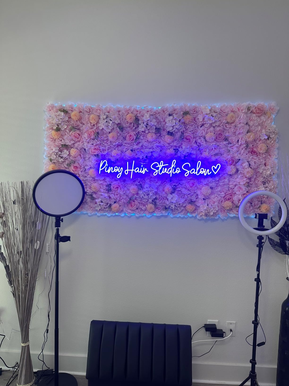 Events neon sign install 127