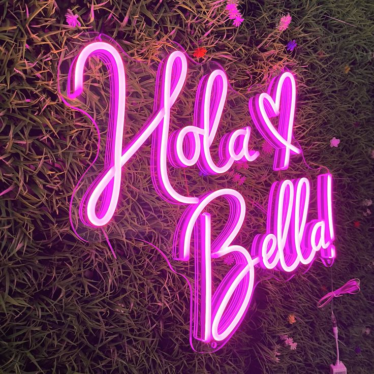 Events neon sign install 130