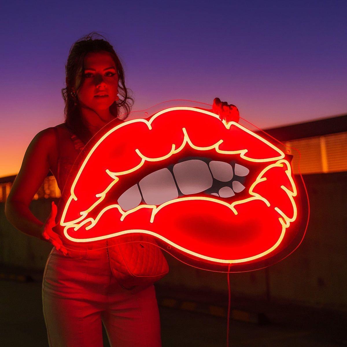 Events neon sign install 135