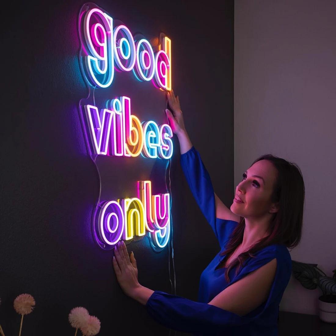 Events neon sign install 136