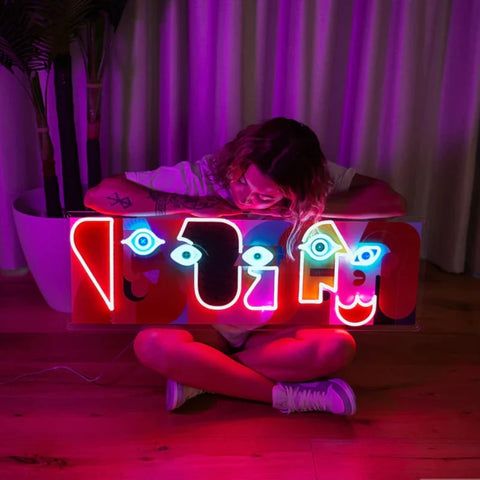 Events neon sign install 139