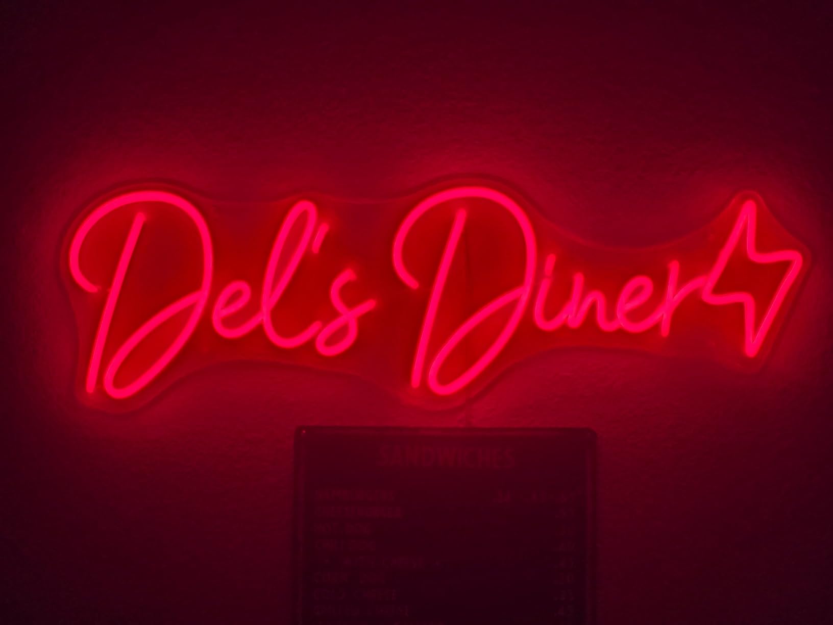Event Hashtag Wall neon sign