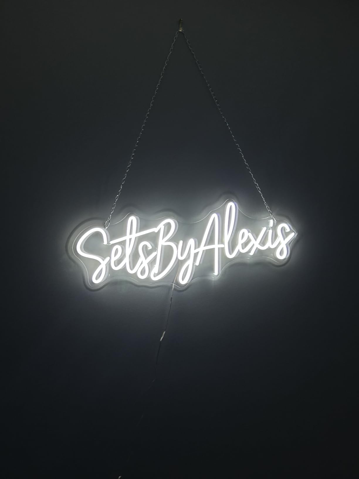 Events neon sign install 141
