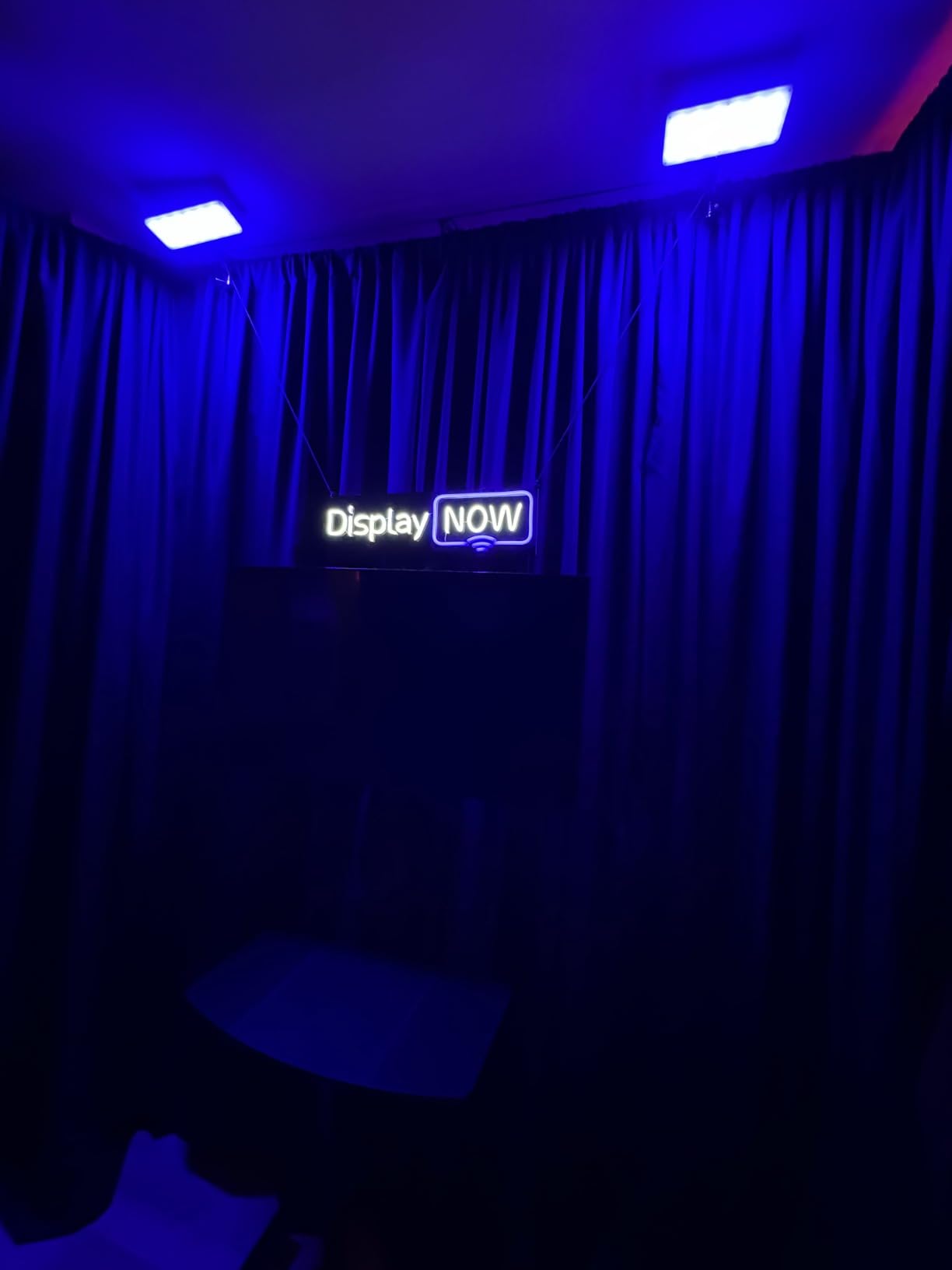 Events neon sign install 142