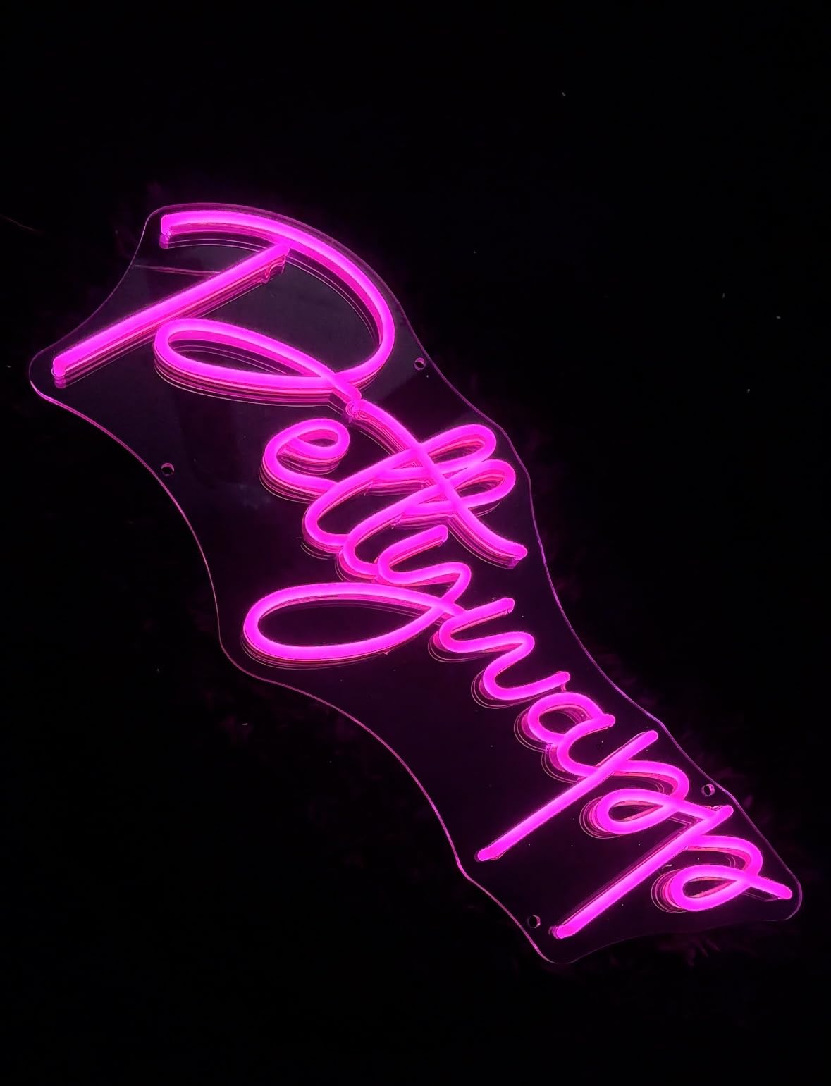 Gaming neon sign install 147