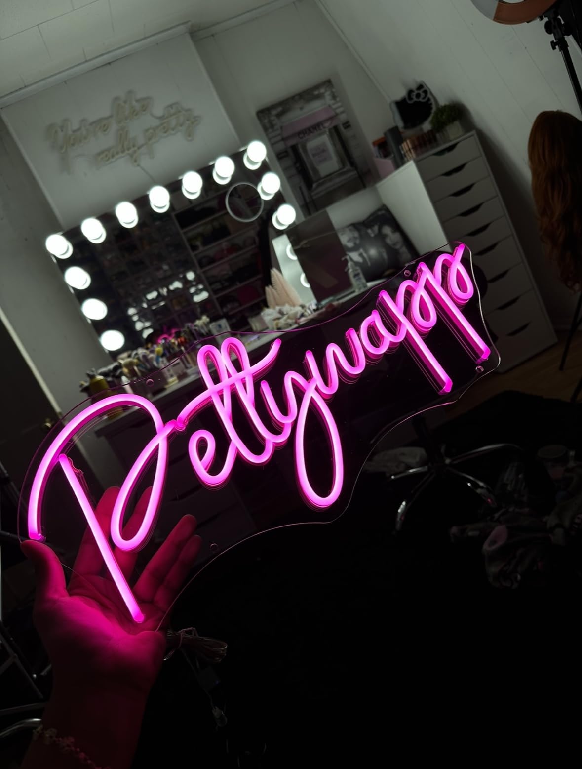 Gaming neon sign install 149