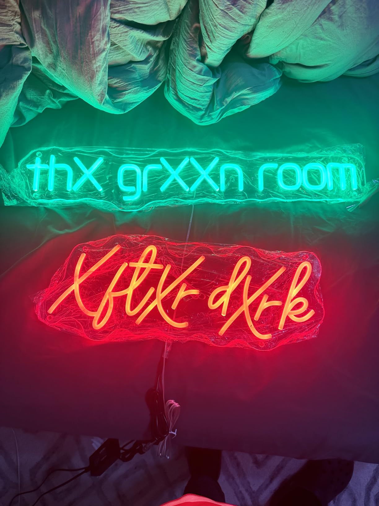 Gaming neon sign install 152