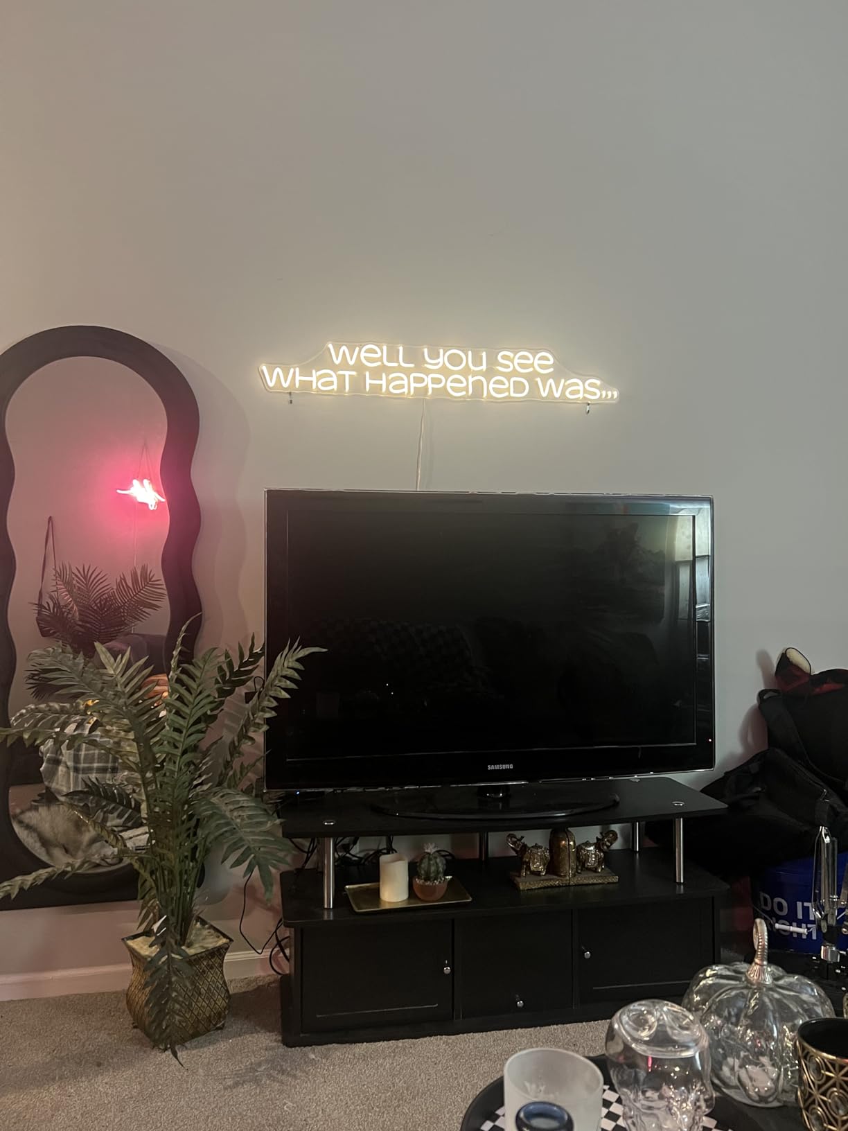 Gaming neon sign install 153