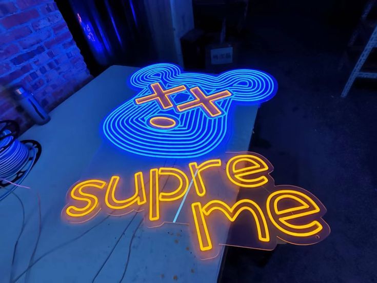 Gaming neon sign install 157