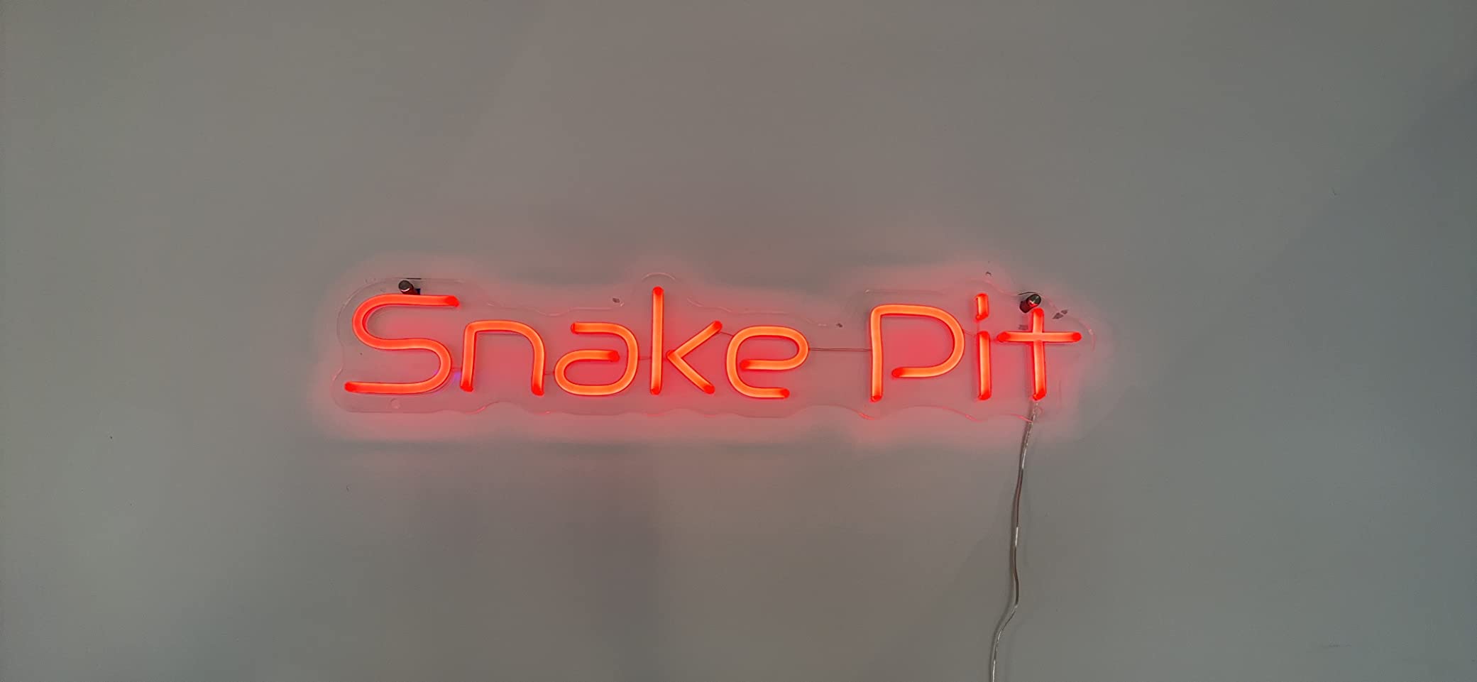 Gaming neon sign install 158