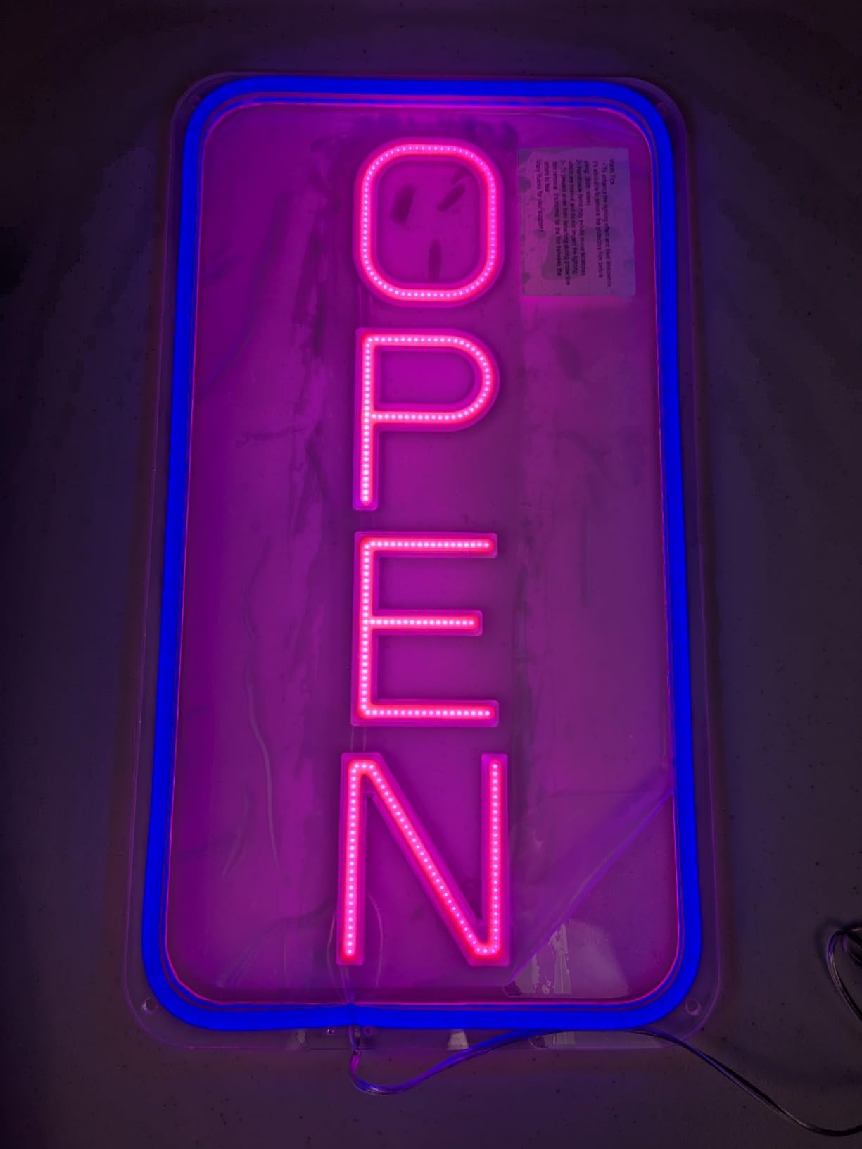 Restaurants neon sign install 182