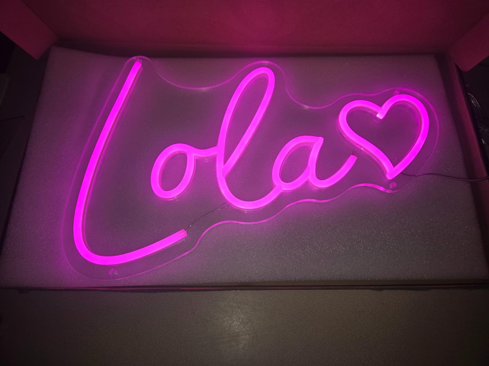 Wedding neon sign install 21