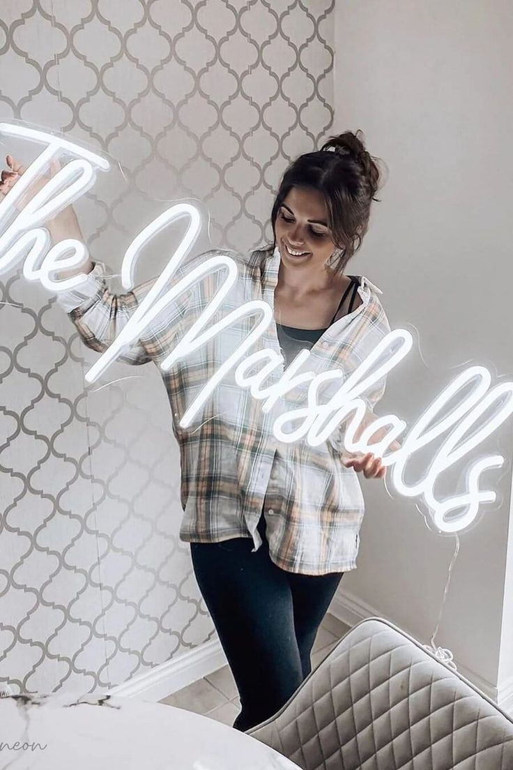Wedding neon sign install 23