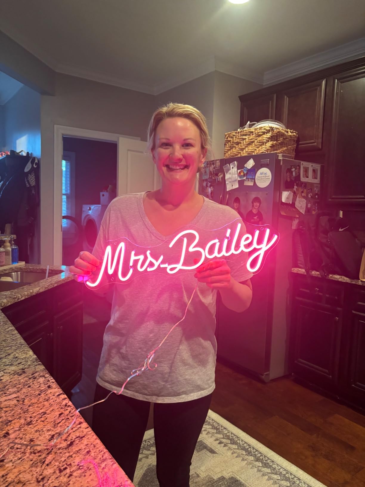 Wedding neon sign install 32