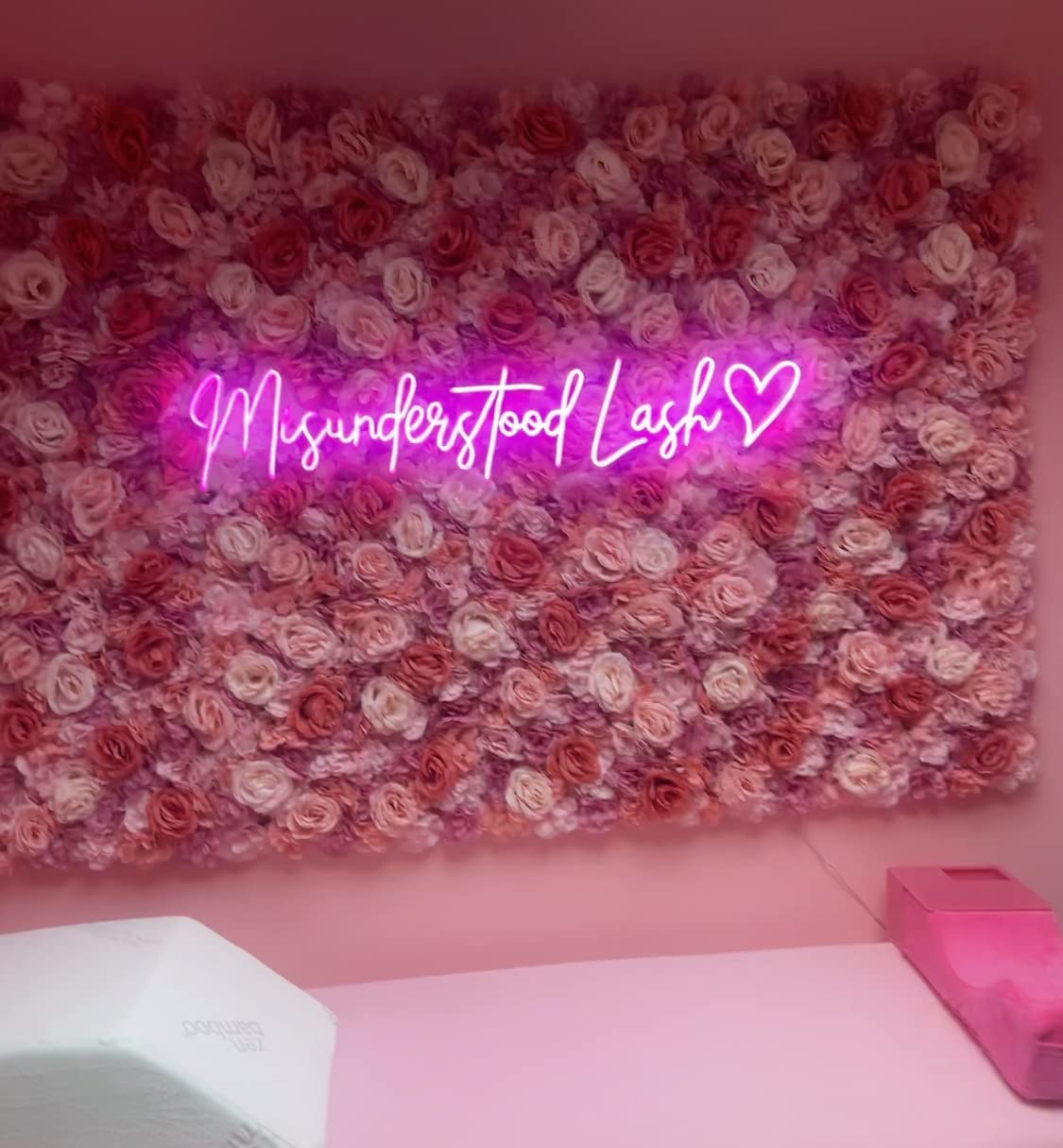 Wedding neon sign install 43