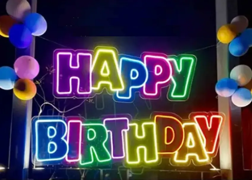 Custom Neon Signs for Birthdays UK: Ideas, Quotes & Where to Buy